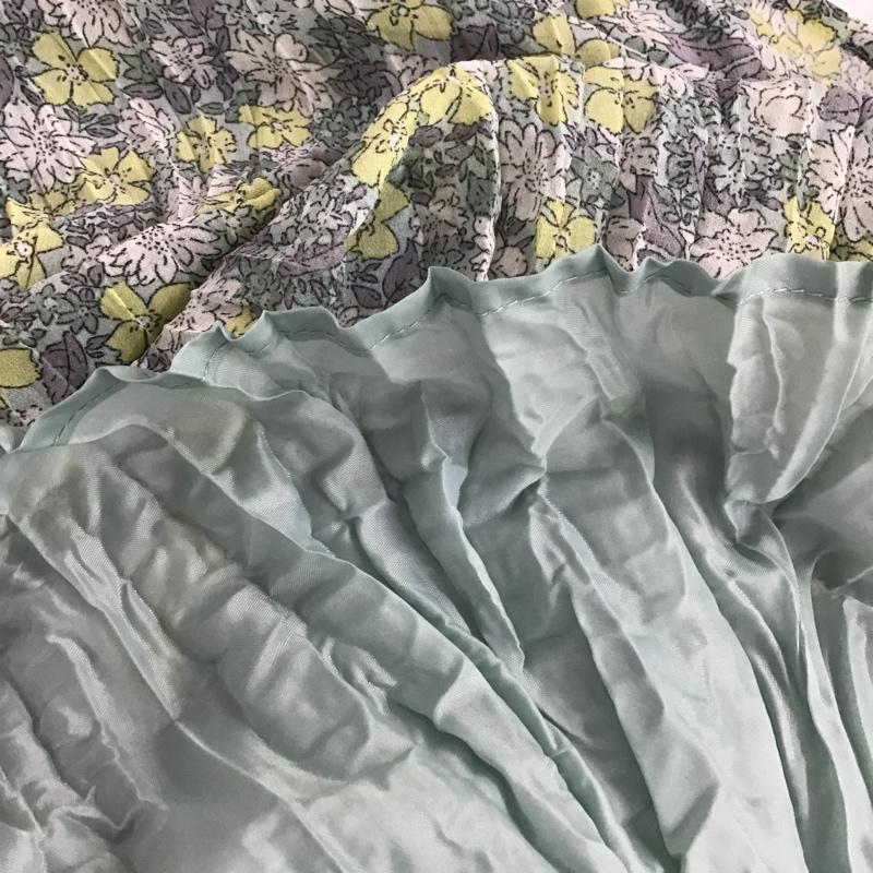 アズノゥアズピンキー AS KNOW AS PINKY スカート ロングスカート PE0763 クリンクルルンＳＫ 花柄 マルチカラー / マルチカラー / multicolor レディース USED 古着 中古 10094677