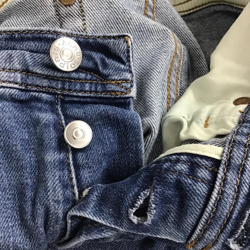 アクネストゥディオズ Acne Studios パンツ デニム、ジーンズ Bla Konst ストレッチ 無地 青 / ブルー / blue メンズ USED 古着 中古 10095973