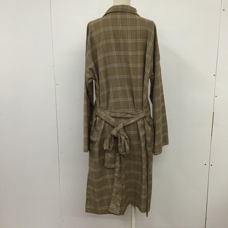 アズノゥアズピンキー AS KNOW AS PINKY ワンピース ロングスカート PH7333 ジャケット チェック ベージュ / ベージュ / beige X 茶 / ブラウン / brown X 水色 / ライトブルー / レディース USED 古着 中古 10097533