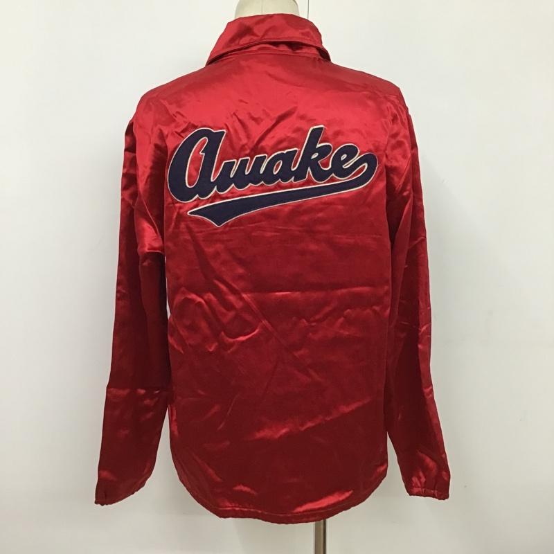 アウェーク AWAKE ジャケット、上着 ジャケット、ブレザー EBBETS FIELD コーチジャケット L ロゴ、文字 赤 / レッド / red X 紺 / ネイビー / navy メンズ USED 古着 中古 10098627