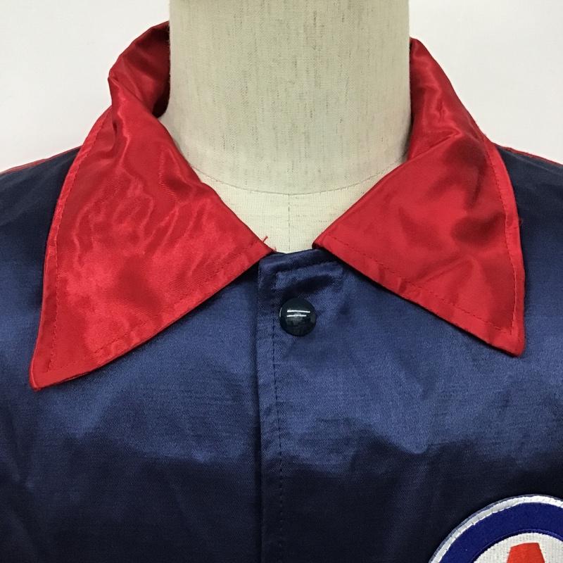 アウェーク AWAKE ジャケット、上着 ジャケット、ブレザー EBBETS FIELD コーチジャケット L ロゴ、文字 赤 / レッド / red X 紺 / ネイビー / navy メンズ USED 古着 中古 10098627