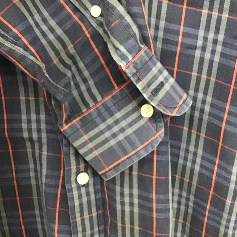 バーバリーズ BURBERRYS シャツ、ブラウス 長袖 長袖シャツ チェックシャツ カラーシャツ ボタンダウンシャツ S チェック マルチカラー / マルチカラー /  メンズ USED 古着 中古 10132093