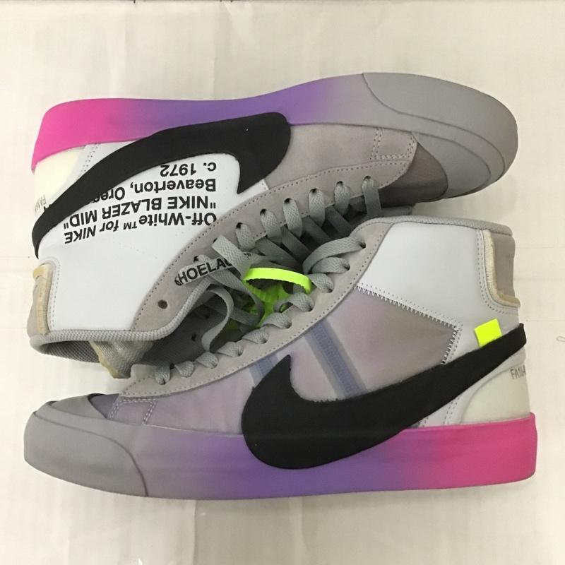 ナイキ NIKE スニーカー スニーカー AA3832-002 THE 10 NIKE BLAZER MID OFF-WHITE 27cm 箱有 27.0cm メンズ USED 古着 中古 10102177