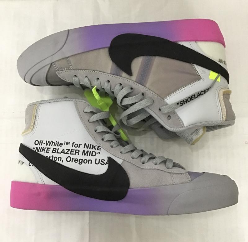 ナイキ NIKE スニーカー スニーカー AA3832-002 THE 10 NIKE BLAZER MID OFF-WHITE 27cm 箱有 27.0cm メンズ USED 古着 中古 10102177
