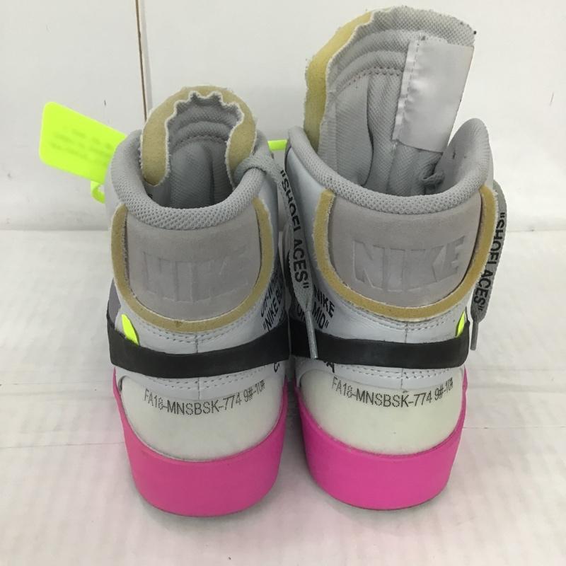 ナイキ NIKE スニーカー スニーカー AA3832-002 THE 10 NIKE BLAZER MID OFF-WHITE 27cm 箱有 27.0cm メンズ USED 古着 中古 10102177