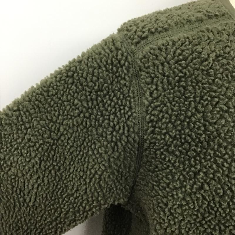 ワイルドシングス WILD THINGS コート コート一般 WT19461N-DI ノーカラーボアコート ミリタリー S 無地 カーキ / カーキ / khaki メンズ USED 古着 中古 10102354
