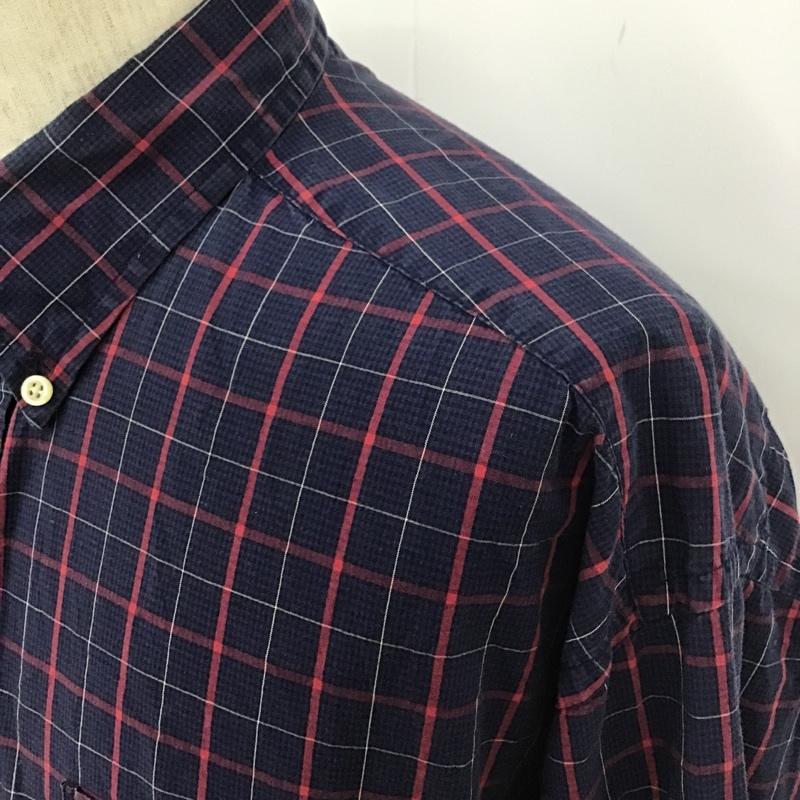 トミーヒルフィガー TOMMY HILFIGER シャツ、ブラウス 長袖 長袖シャツ チェックシャツ ボタンダウンシャツ カジュアルシャツ L メンズ USED 古着 中古 10102561