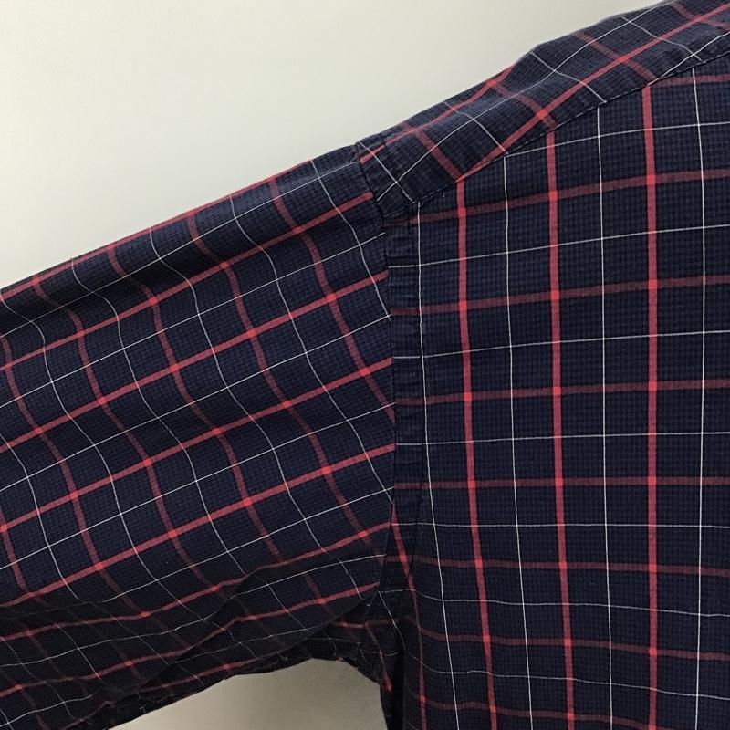 トミーヒルフィガー TOMMY HILFIGER シャツ、ブラウス 長袖 長袖シャツ チェックシャツ ボタンダウンシャツ カジュアルシャツ L メンズ USED 古着 中古 10102561