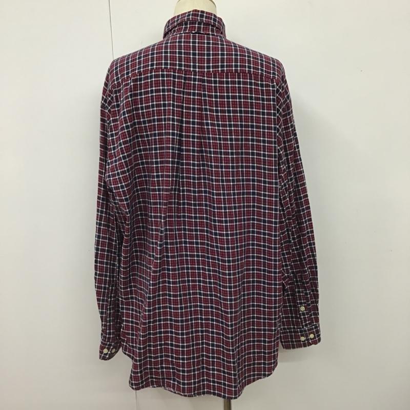 トミーヒルフィガー TOMMY HILFIGER シャツ、ブラウス 長袖 長袖シャツ チェックシャツ カラーシャツ カジュアルシャツ ボタンダウンシャツ XL メンズ USED 古着 中古 10102570