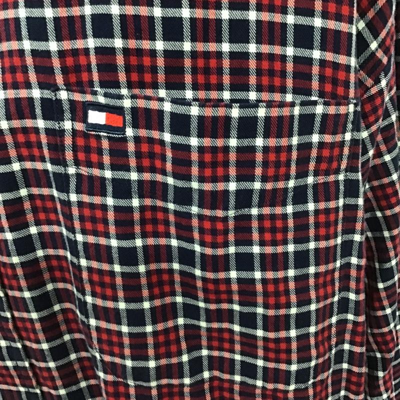トミーヒルフィガー TOMMY HILFIGER シャツ、ブラウス 長袖 長袖シャツ チェックシャツ カラーシャツ カジュアルシャツ ボタンダウンシャツ XL メンズ USED 古着 中古 10102570