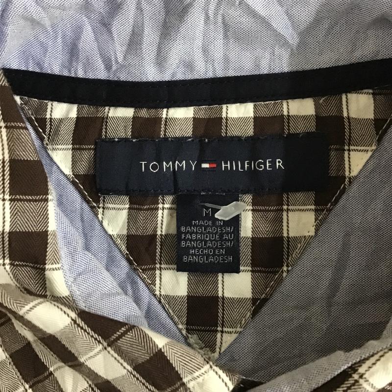トミーヒルフィガー TOMMY HILFIGER シャツ、ブラウス 長袖 長袖シャツ チェックシャツ ボタンダウンシャツ カジュアルシャツ M メンズ USED 古着 中古 10102576