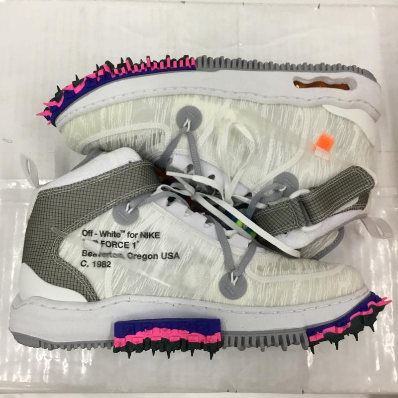 ナイキ NIKE スニーカー スニーカー DO6290 100 AIR FORCE 1 MID SP OFF-WHITE 27.5cm 箱有 27.5cm メンズ USED 古着 中古 10102985