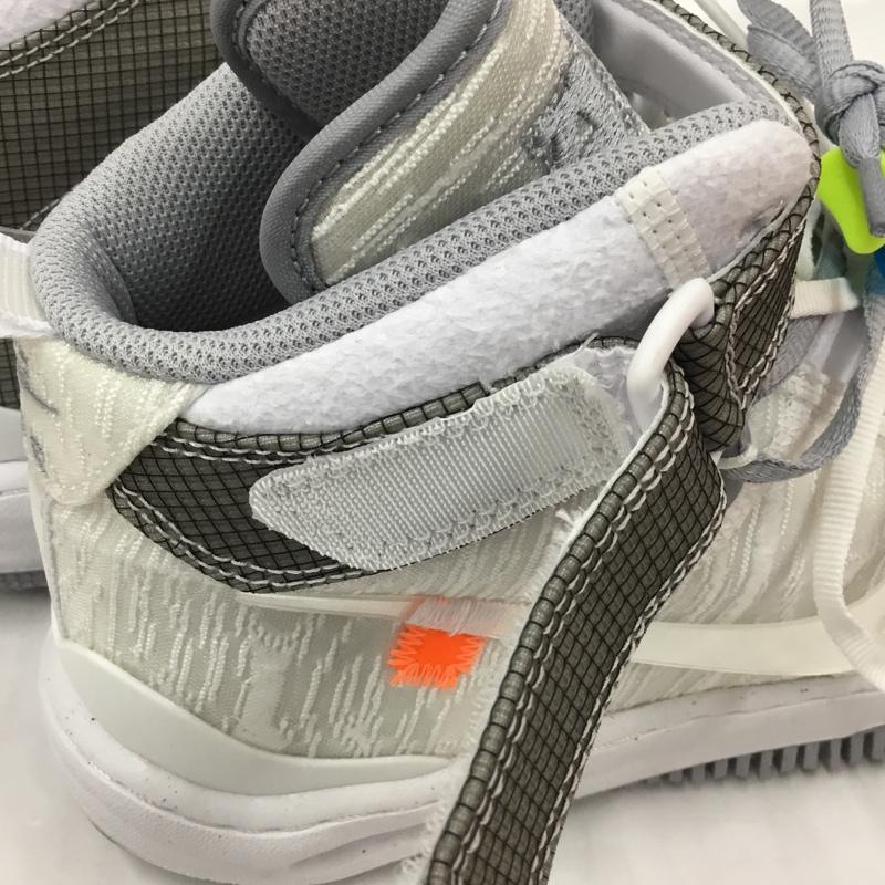 ナイキ NIKE スニーカー スニーカー DO6290 100 AIR FORCE 1 MID SP OFF-WHITE 27.5cm 箱有 27.5cm メンズ USED 古着 中古 10102985