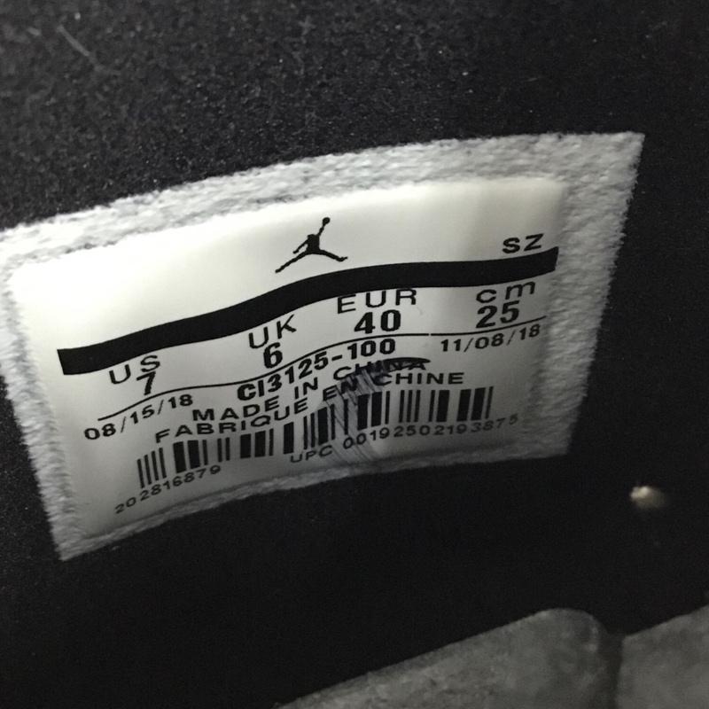 ナイキ NIKE スニーカー スニーカー CI3125-100 AIR JORDAN 6 RETRO LTR 25cm 25.0cm メンズ USED 古着 中古 10103050