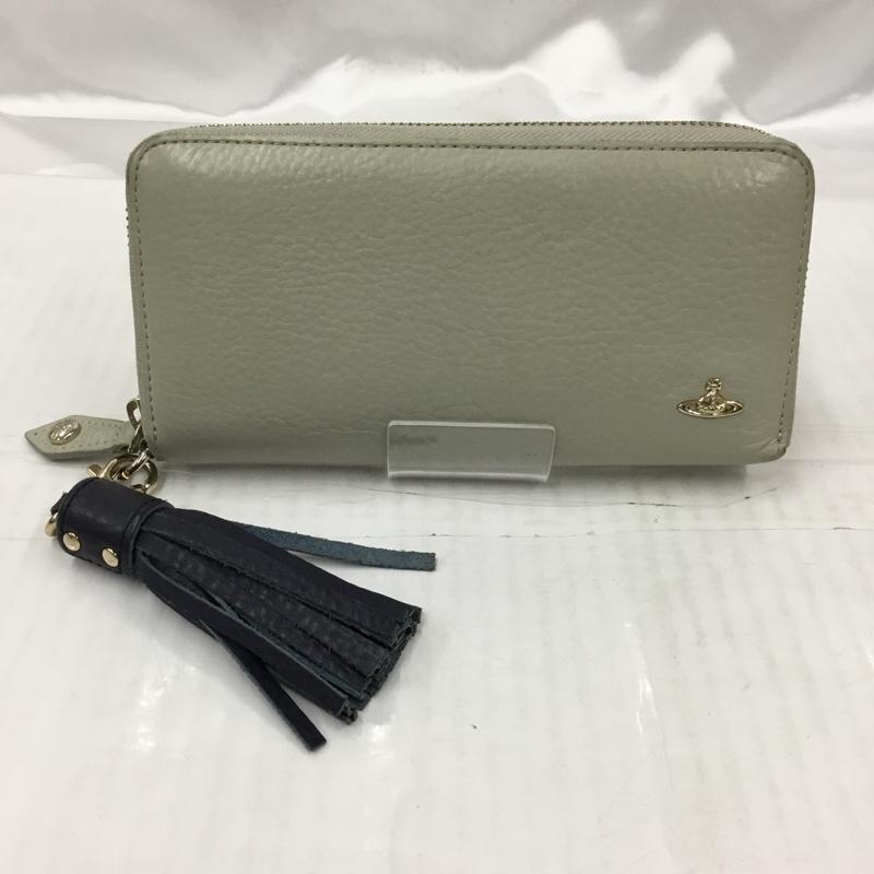 ヴィヴィアンウエストウッド Vivienne Westwood 財布 長財布 3118U001 ラウンドファスナー 箱有 タッセル レディース USED 古着 中古 10103064