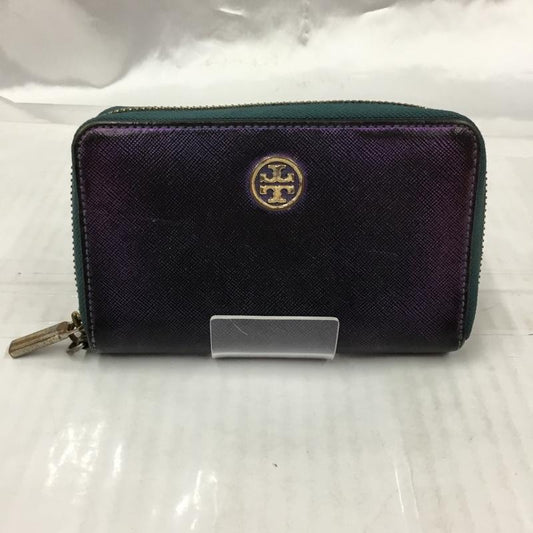 トリーバーチ TORY BURCH 財布 コンパクト財布 ラウンドファスナー レディース USED 古着 中古 10103069