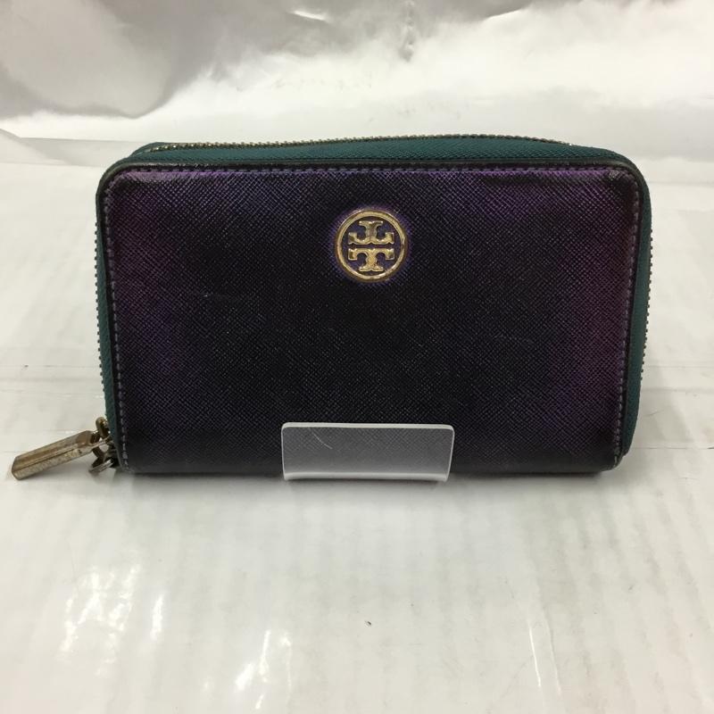 トリーバーチ TORY BURCH 財布 コンパクト財布 ラウンドファスナー レディース USED 古着 中古 10103069