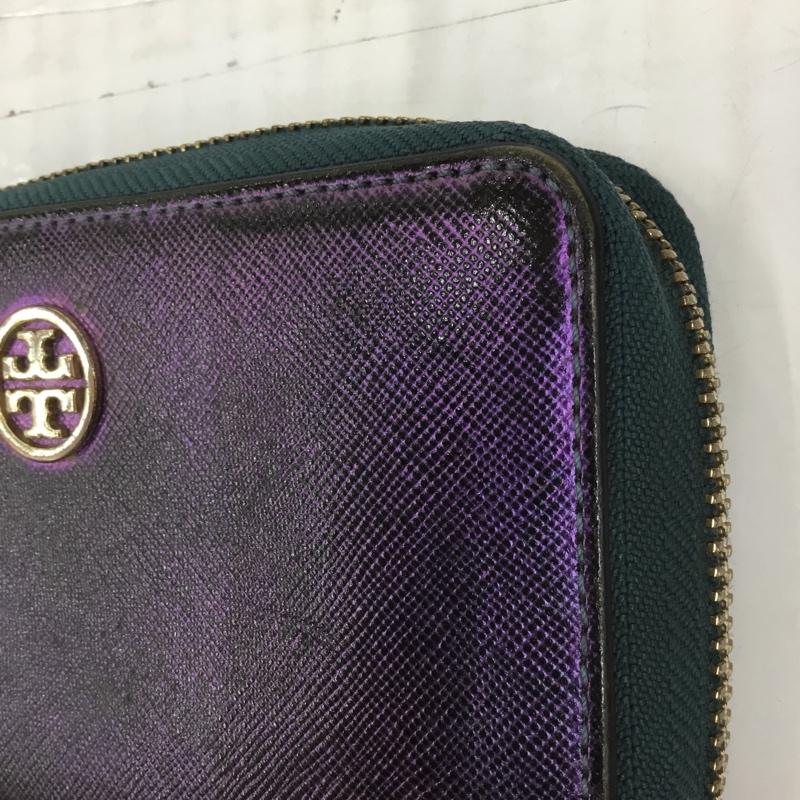 トリーバーチ TORY BURCH 財布 コンパクト財布 ラウンドファスナー レディース USED 古着 中古 10103069