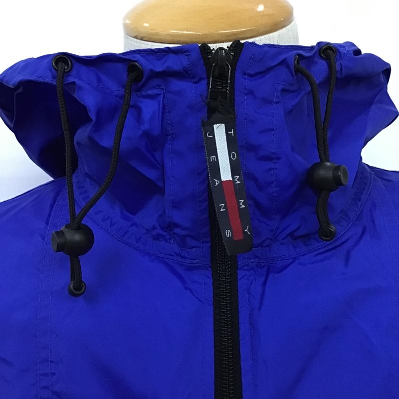トミー ジーンズ TOMMY JEANS ジャケット、上着 ジャンパー、ブルゾン プルオーバーナイロンジャケット ジップアップジャケット フード付きジャケット L メンズ USED 古着 中古 10103204