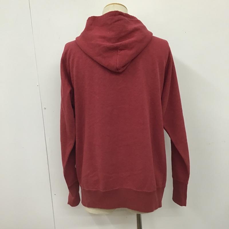チャンピオン Champion パーカー 長袖 長袖パーカー フード付きパーカー プリントスウェット 長袖トレーナー XL プリント えんじ / ワインレッド / dark red メンズ USED 古着 中古 10103275