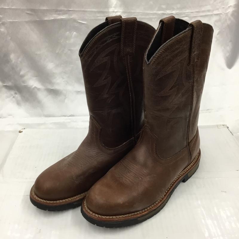 レッドウィング RED WING ブーツ ウエスタンブーツ PECOS USA8 US：8  茶 / ブラウン / brown メンズ USED 古着 中古 10103446