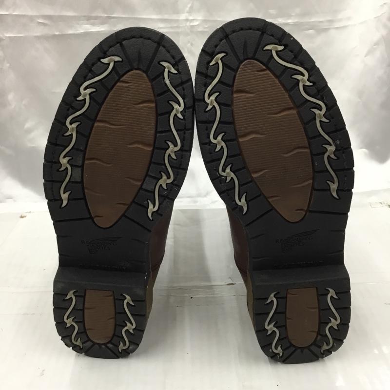 レッドウィング RED WING ブーツ ウエスタンブーツ PECOS USA8 US：8  茶 / ブラウン / brown メンズ USED 古着 中古 10103446