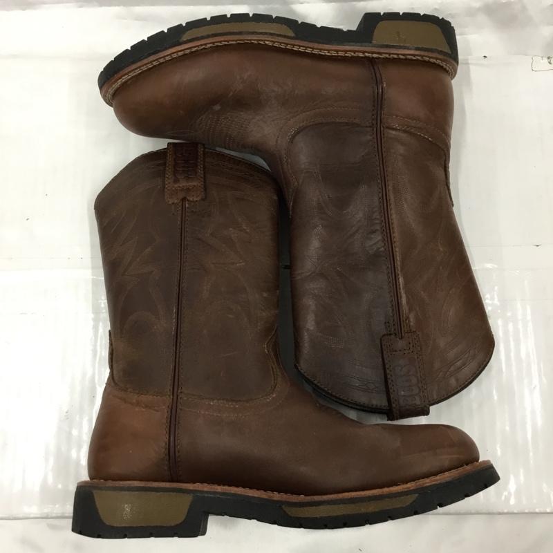 レッドウィング RED WING ブーツ ウエスタンブーツ PECOS USA8 US：8  茶 / ブラウン / brown メンズ USED 古着 中古 10103446