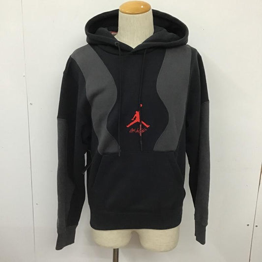 オフホワイト Off-White パーカー 長袖 CV0541-010 オフホワイト×ナイキ ジョーダン プルオーバーフーディパーカージャンプマン コラボ S ロゴ、文字 黒 / ブラック / black X 灰 / グレー / gray メンズ USED 古着 中古 10103460