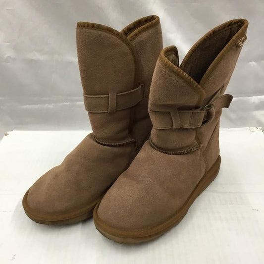 オゾック OZOC ブーツ ショートブーツ 24.5cm 24.5cm ロゴ、文字 茶 / ブラウン / brown レディース USED 古着 中古 10103576
