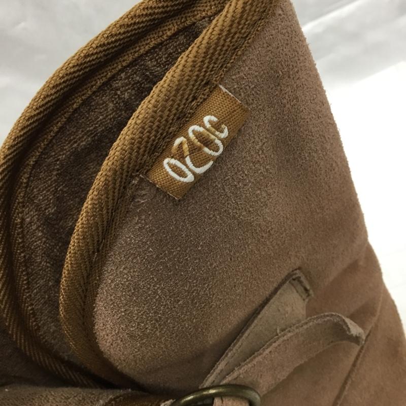 オゾック OZOC ブーツ ショートブーツ 24.5cm 24.5cm ロゴ、文字 茶 / ブラウン / brown レディース USED 古着 中古 10103576