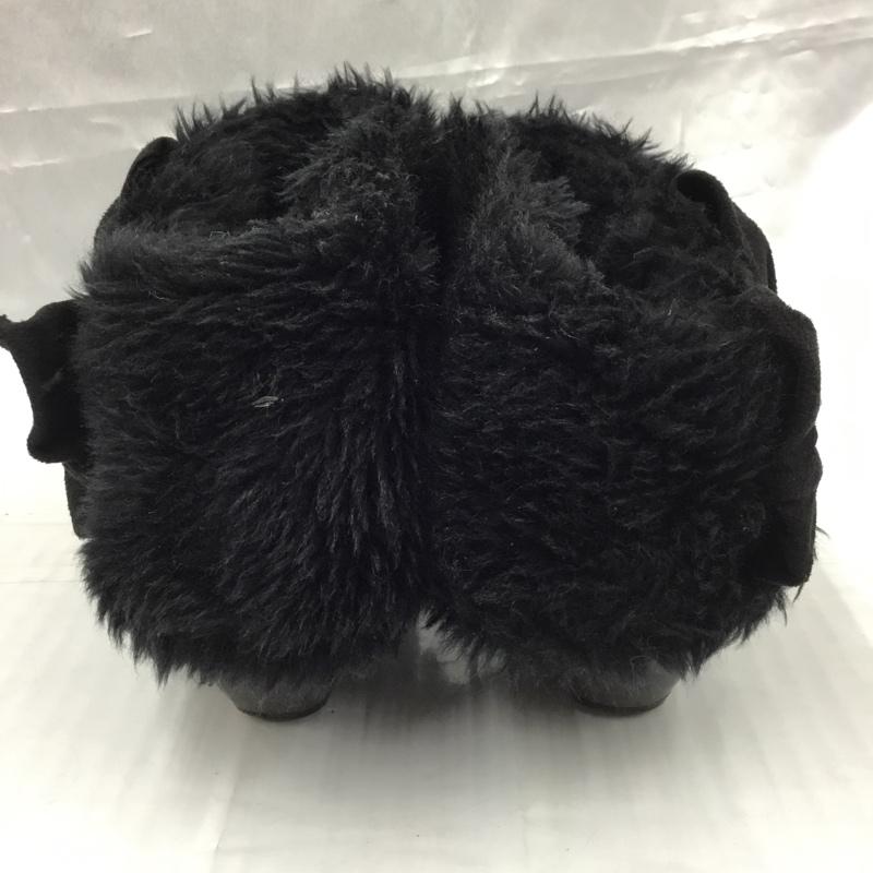 ヌオーヴォ NUOVO ブーツ ブーティ リボン ファー 22cm NUOVO Girl キッズ 22.0cm 無地 黒 / ブラック / black ガールズ USED 古着 中古 10103618