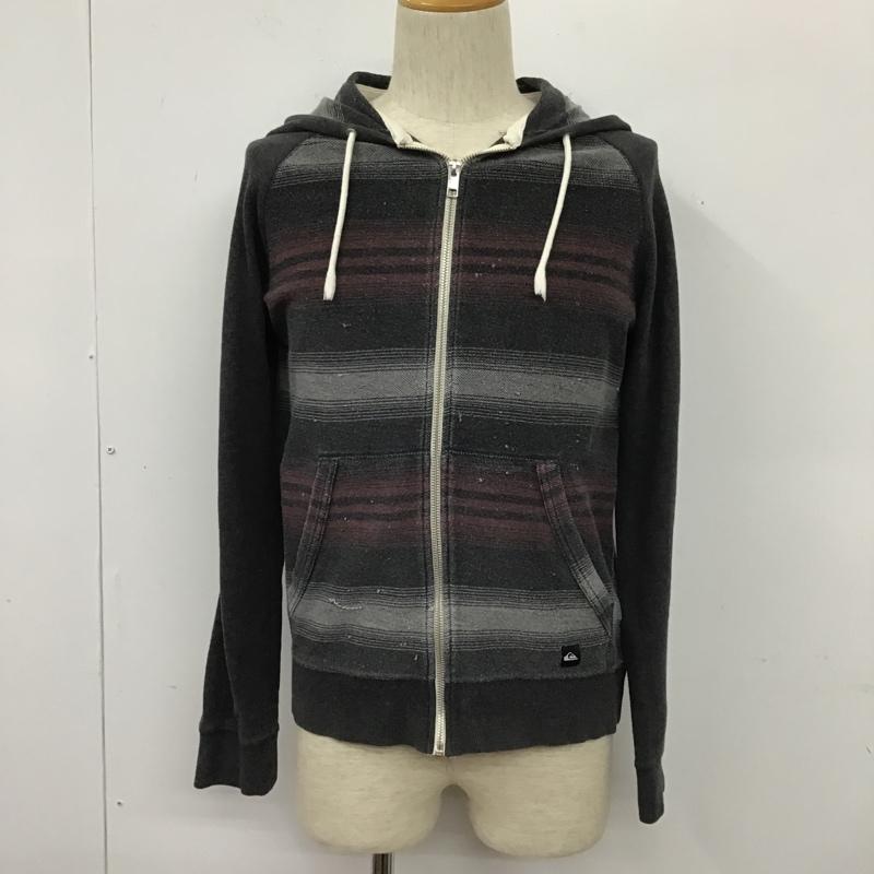 クイックシルバー Quiksilver パーカー 長袖 ジップアップ フルジップ M メンズ USED 古着 中古 10103637