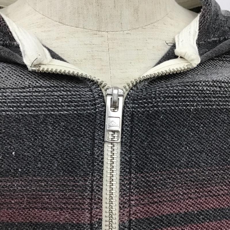 クイックシルバー Quiksilver パーカー 長袖 ジップアップ フルジップ M メンズ USED 古着 中古 10103637