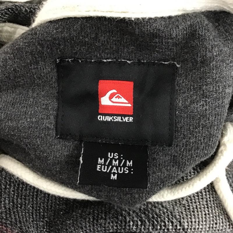 クイックシルバー Quiksilver パーカー 長袖 ジップアップ フルジップ M メンズ USED 古着 中古 10103637
