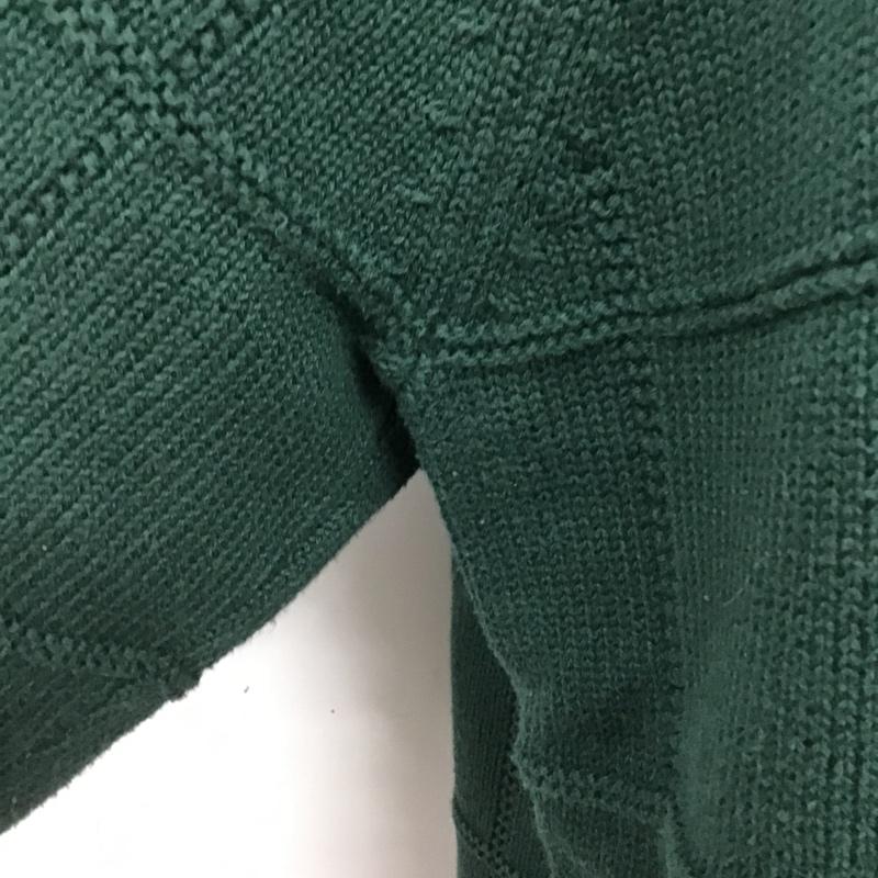 アイゾッド IZOD ニット、セーター 長袖 コットン クルーネック L ワンポイント 緑 / グリーン / green メンズ USED 古着 中古 10103791