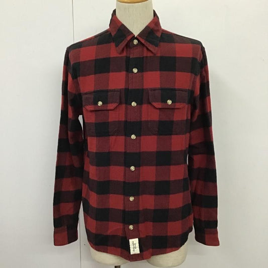 アバクロンビーアンドフィッチ ABERCROMBIE&FITCH シャツ、ブラウス 長袖 長袖シャツ チェックシャツ カラーシャツ 長袖カットソー S チェック 黒 / ブラック / black X 赤 / レッド / red メンズ USED 古着 中古 10103882