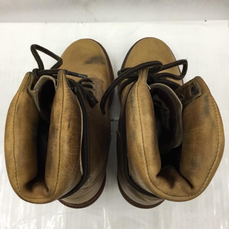 チペワ Chippewa ブーツ 一般 レザー 7 1/2EEE レースアップ 10746991 ロゴ、文字 茶 / ブラウン / brown メンズ USED 古着 中古 10104464