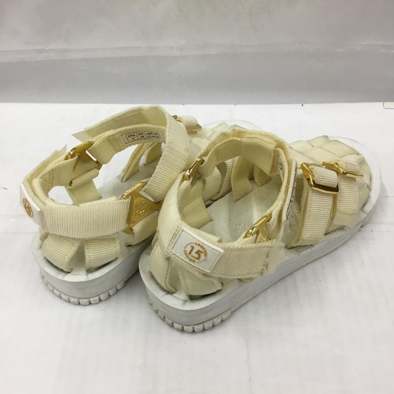 シャカ SHAKA サンダル サンダル Another Edition 15th 別注 24cm 24.0cm ロゴ、文字 白 / ホワイト / white レディース USED 古着 中古 10105263