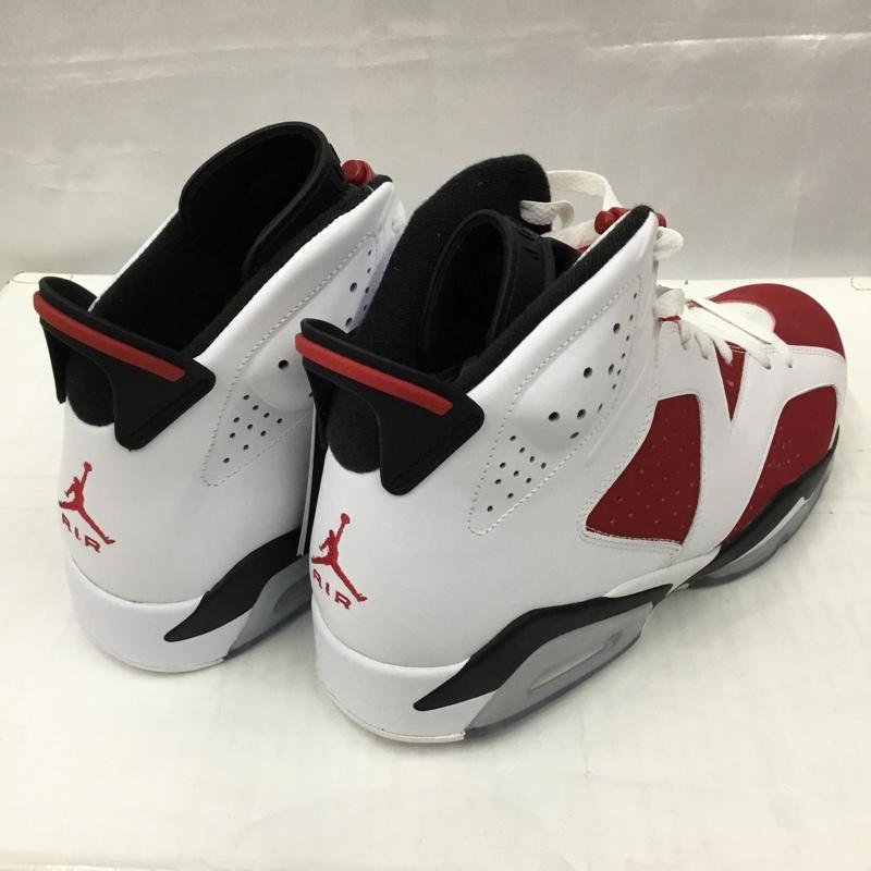 ナイキ NIKE スニーカー スニーカー 384664-160 AIR JORDAN 6 RETRO 30cm 箱有 30.0cm ワンポイント 白 / ホワイト / white X 黒 / ブラック / black X ボルドー / ボルドー / メンズ USED 古着 中古 10105715