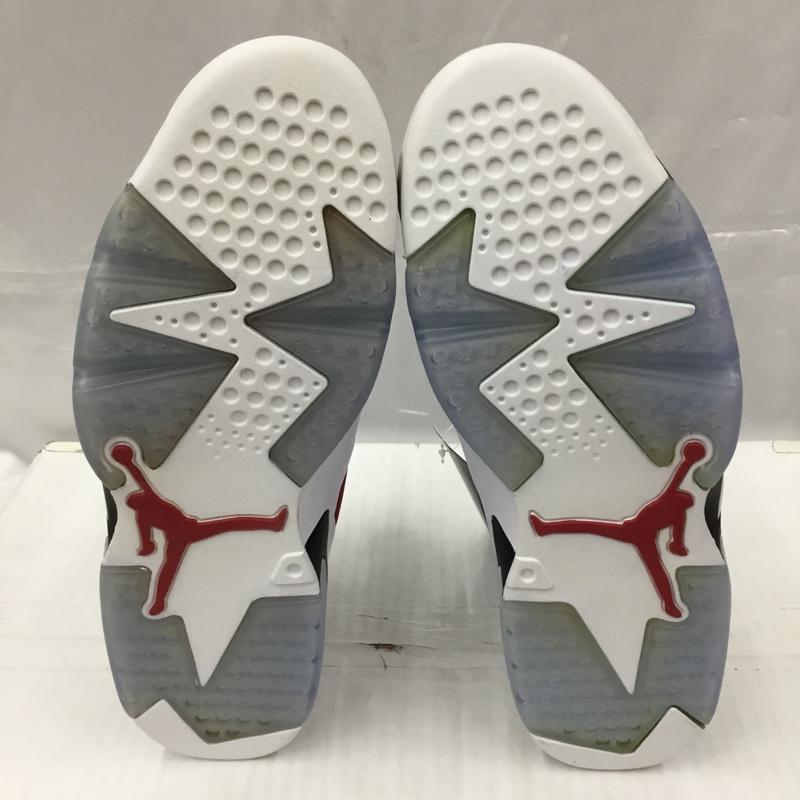 ナイキ NIKE スニーカー スニーカー 384664-160 AIR JORDAN 6 RETRO 30cm 箱有 30.0cm ワンポイント 白 / ホワイト / white X 黒 / ブラック / black X ボルドー / ボルドー / メンズ USED 古着 中古 10105715