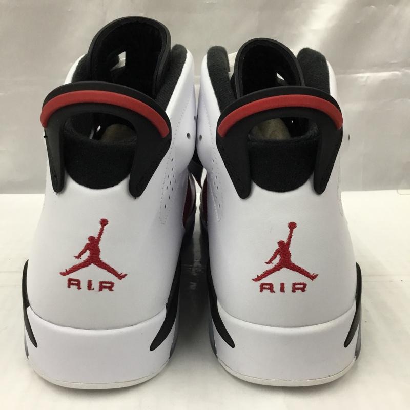 ナイキ NIKE スニーカー スニーカー 384664-160 AIR JORDAN 6 RETRO 30cm 箱有 30.0cm ワンポイント 白 / ホワイト / white X 黒 / ブラック / black X ボルドー / ボルドー / メンズ USED 古着 中古 10105715