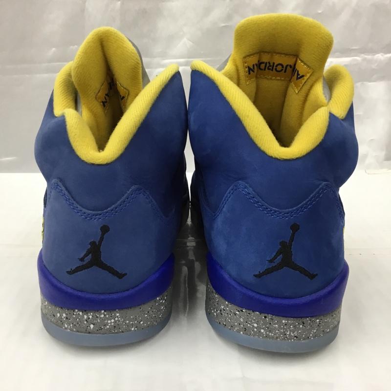 ナイキ NIKE スニーカー スニーカー CD2720-400 AIR JORDAN 5 LANEY JSP 26cm 箱有 26.0cm ワンポイント 青 / ブルー / blue X 黄 / イエロー / yellow メンズ USED 古着 中古 10105720