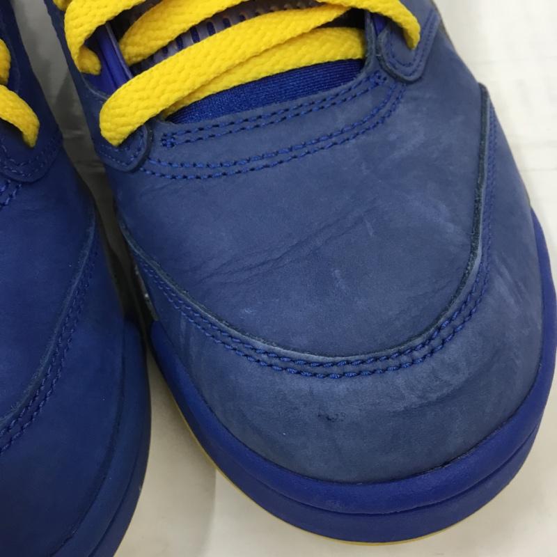 ナイキ NIKE スニーカー スニーカー CD2720-400 AIR JORDAN 5 LANEY JSP 26cm 箱有 26.0cm ワンポイント 青 / ブルー / blue X 黄 / イエロー / yellow メンズ USED 古着 中古 10105720