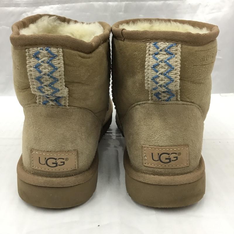 アグ UGG ブーツ ショートブーツ 1096011 M Classic Mini 40:40:40 26cm 箱有 26.0cm ロゴ、文字 ベージュ / ベージュ / beige メンズ USED 古着 中古 10105857