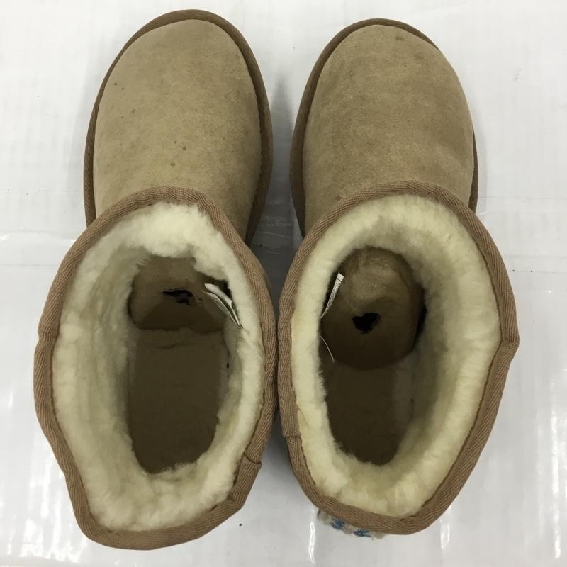 アグ UGG ブーツ ショートブーツ 1096011 M Classic Mini 40:40:40 26cm 箱有 26.0cm ロゴ、文字 ベージュ / ベージュ / beige メンズ USED 古着 中古 10105857