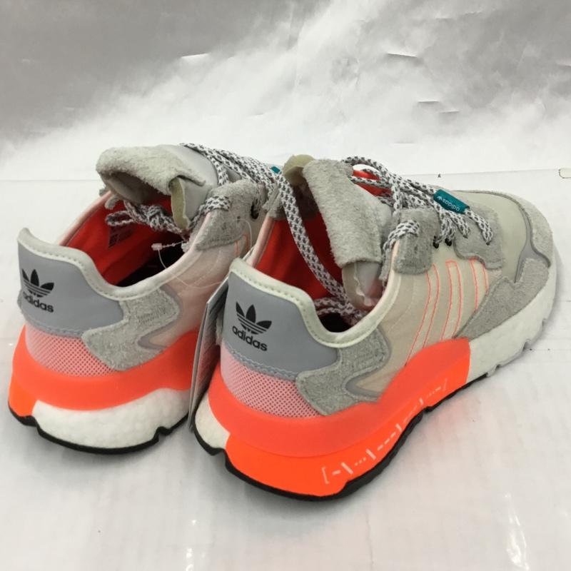 アディダス adidas スニーカー スニーカー EH0249 NITE JOGGER 28cm 箱有 28.0cm ロゴ、文字 灰 / グレー / gray X 橙 / オレンジ / orange メンズ USED 古着 中古 10105870