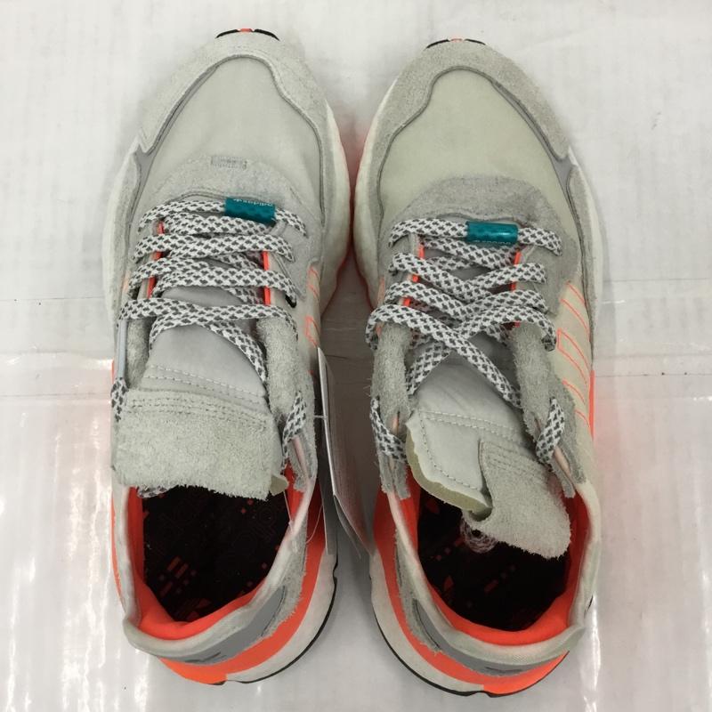 アディダス adidas スニーカー スニーカー EH0249 NITE JOGGER 28cm 箱有 28.0cm ロゴ、文字 灰 / グレー / gray X 橙 / オレンジ / orange メンズ USED 古着 中古 10105870