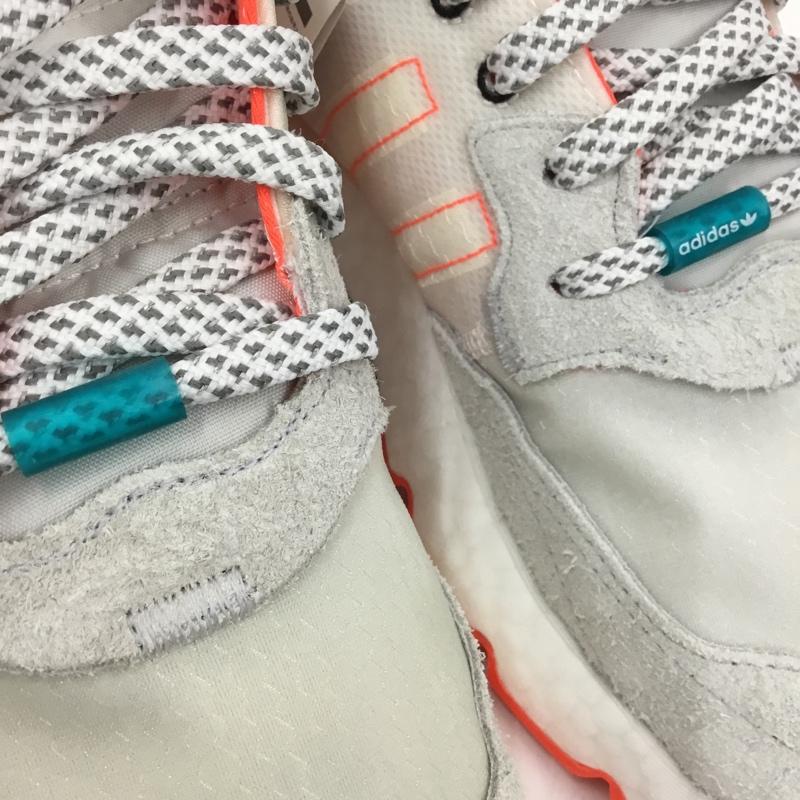 アディダス adidas スニーカー スニーカー EH0249 NITE JOGGER 28cm 箱有 28.0cm ロゴ、文字 灰 / グレー / gray X 橙 / オレンジ / orange メンズ USED 古着 中古 10105870