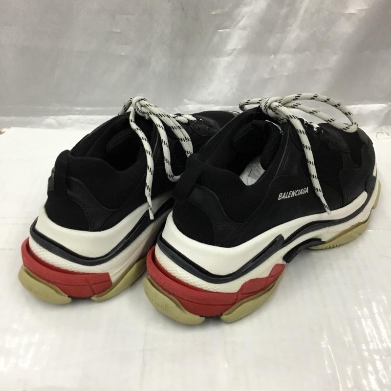 バレンシアガ BALENCIAGA スニーカー スニーカー 533882 トリプルS 27.5cm 箱有 27.5cm ロゴ、文字 黒 / ブラック / black X 白 / ホワイト / white X 赤 / レッド / red メンズ USED 古着 中古 10106031