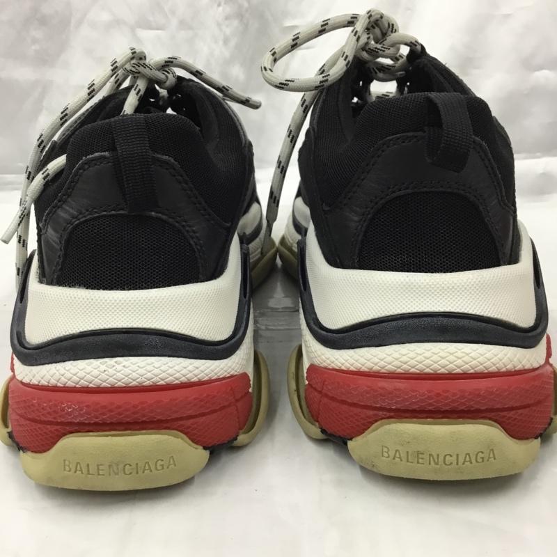 バレンシアガ BALENCIAGA スニーカー スニーカー 533882 トリプルS 27.5cm 箱有 27.5cm ロゴ、文字 黒 / ブラック / black X 白 / ホワイト / white X 赤 / レッド / red メンズ USED 古着 中古 10106031